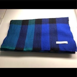 Burberry scarf blue/green Unisex